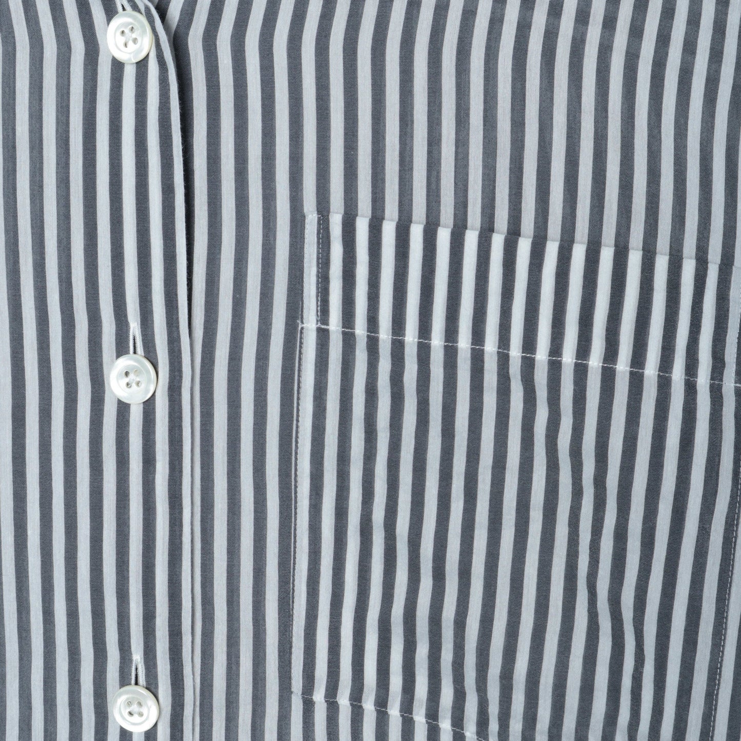 BOLD STRIPE COTTON SILK SHIRT