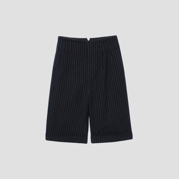 BROKEN STRIPE WOOL TROUSERS