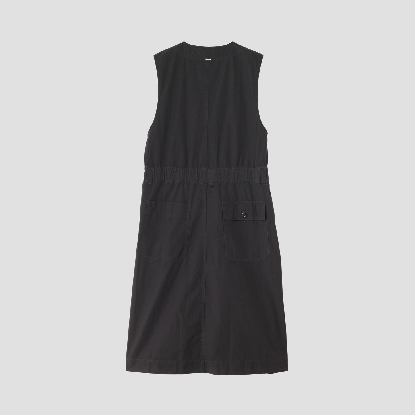 FINE COMPACT COTTON POPLIN DRESS