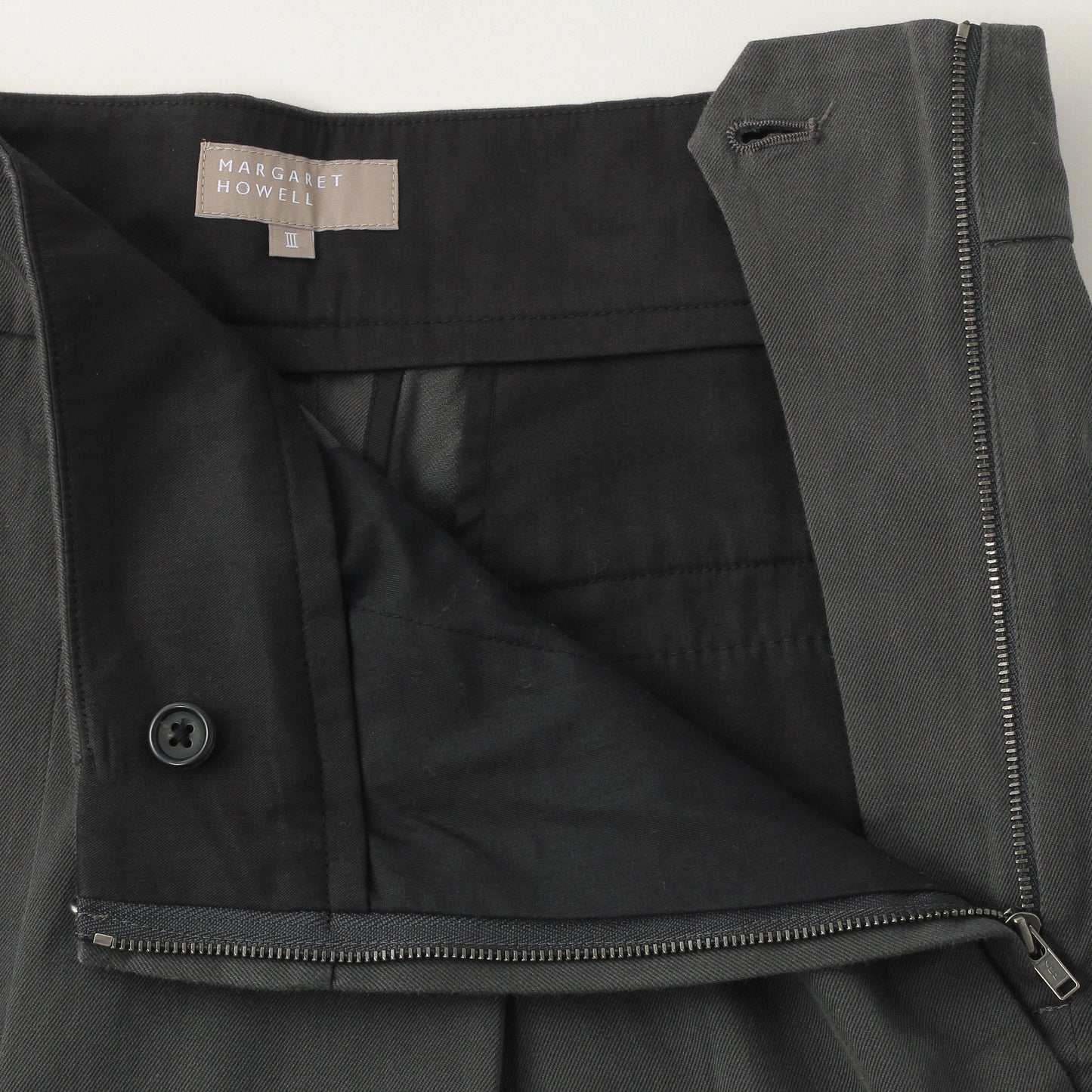 SOFT GABARDINE TROUSERS