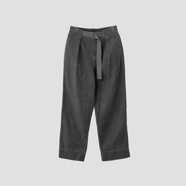 DRY COTTON NEEDLECORD TROUSERS