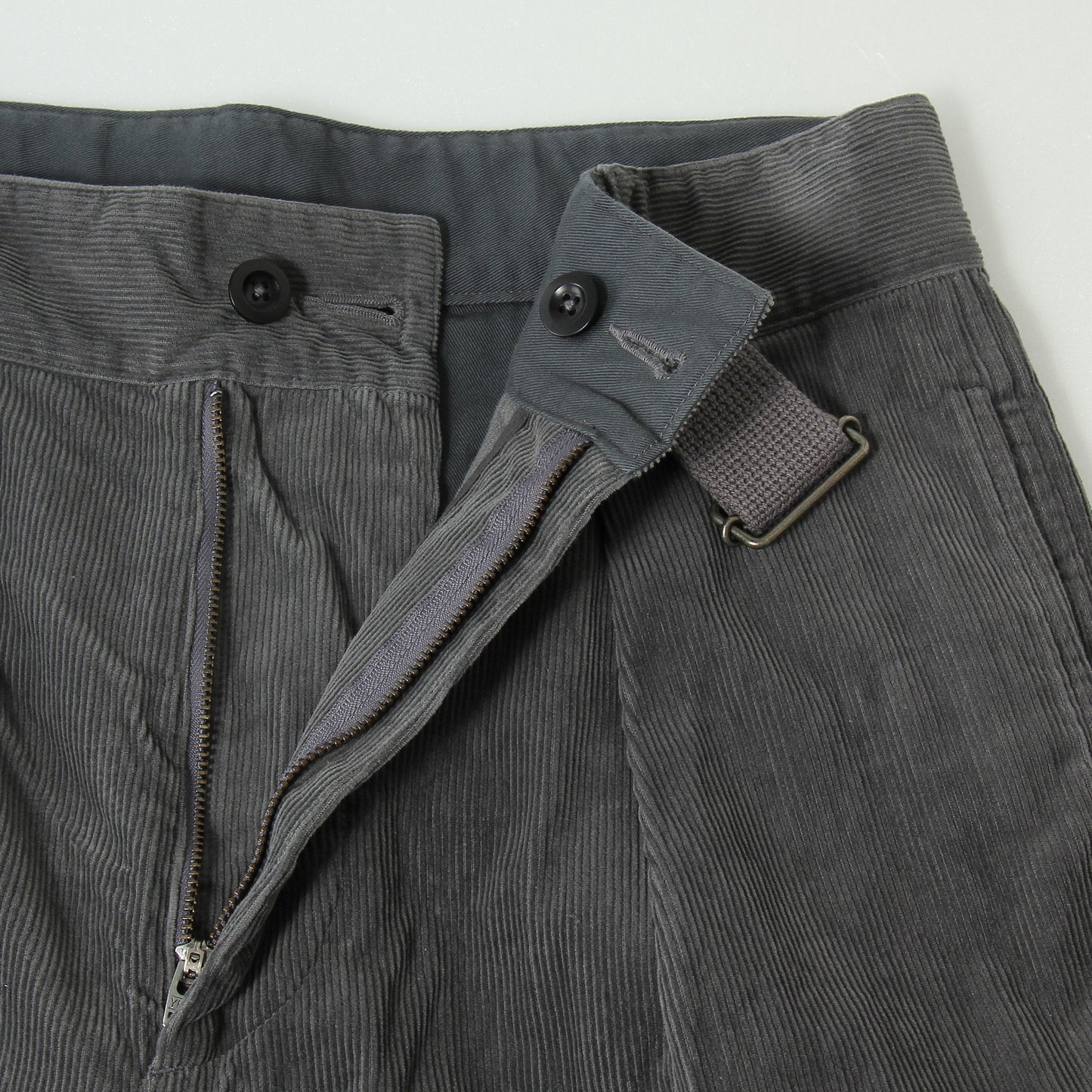 DRY COTTON NEEDLECORD TROUSERS