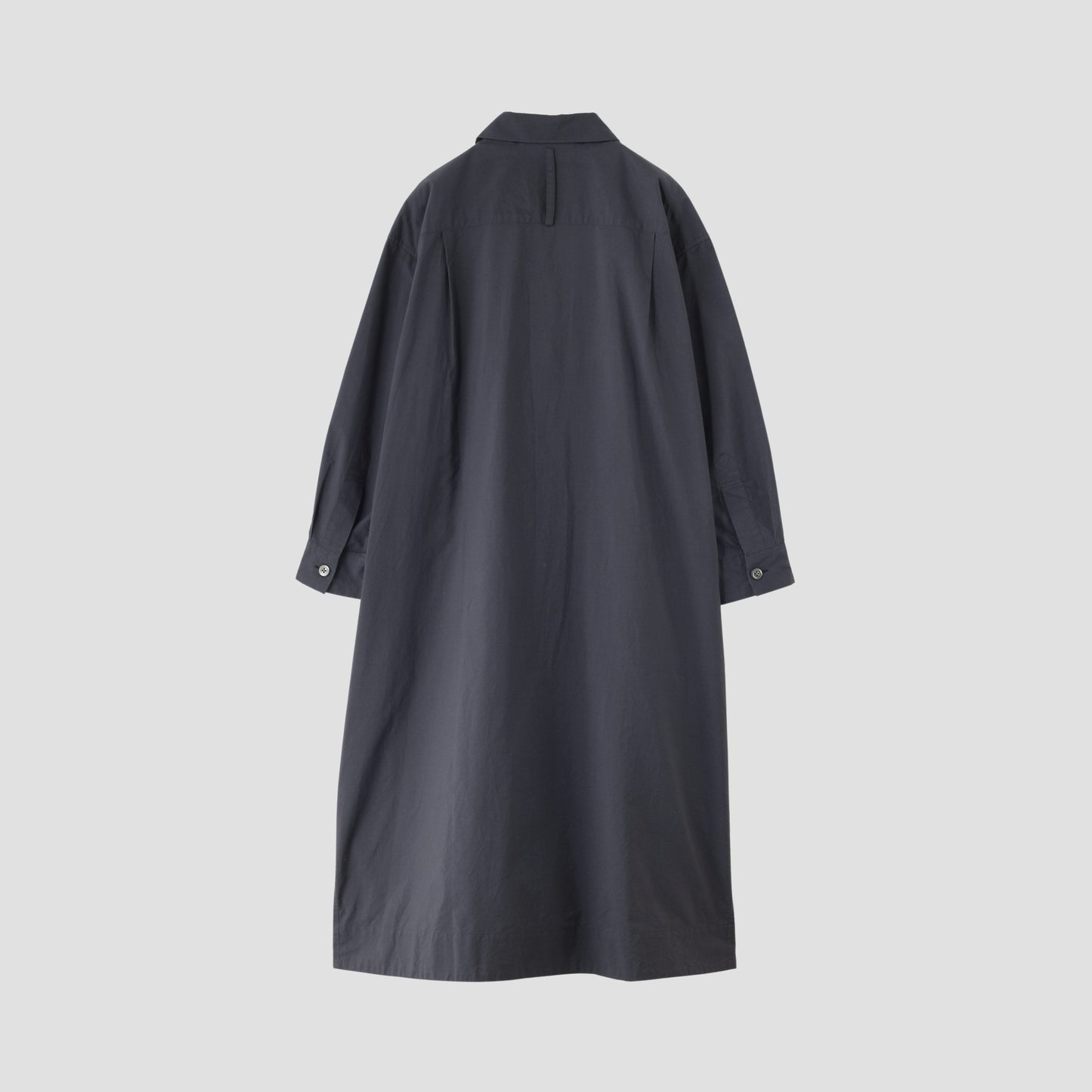 MATT COTTON SILK POPLIN DRESS