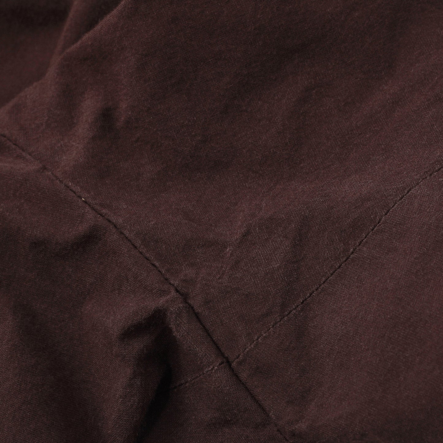 MATT COTTON SILK POPLIN TROUSERS