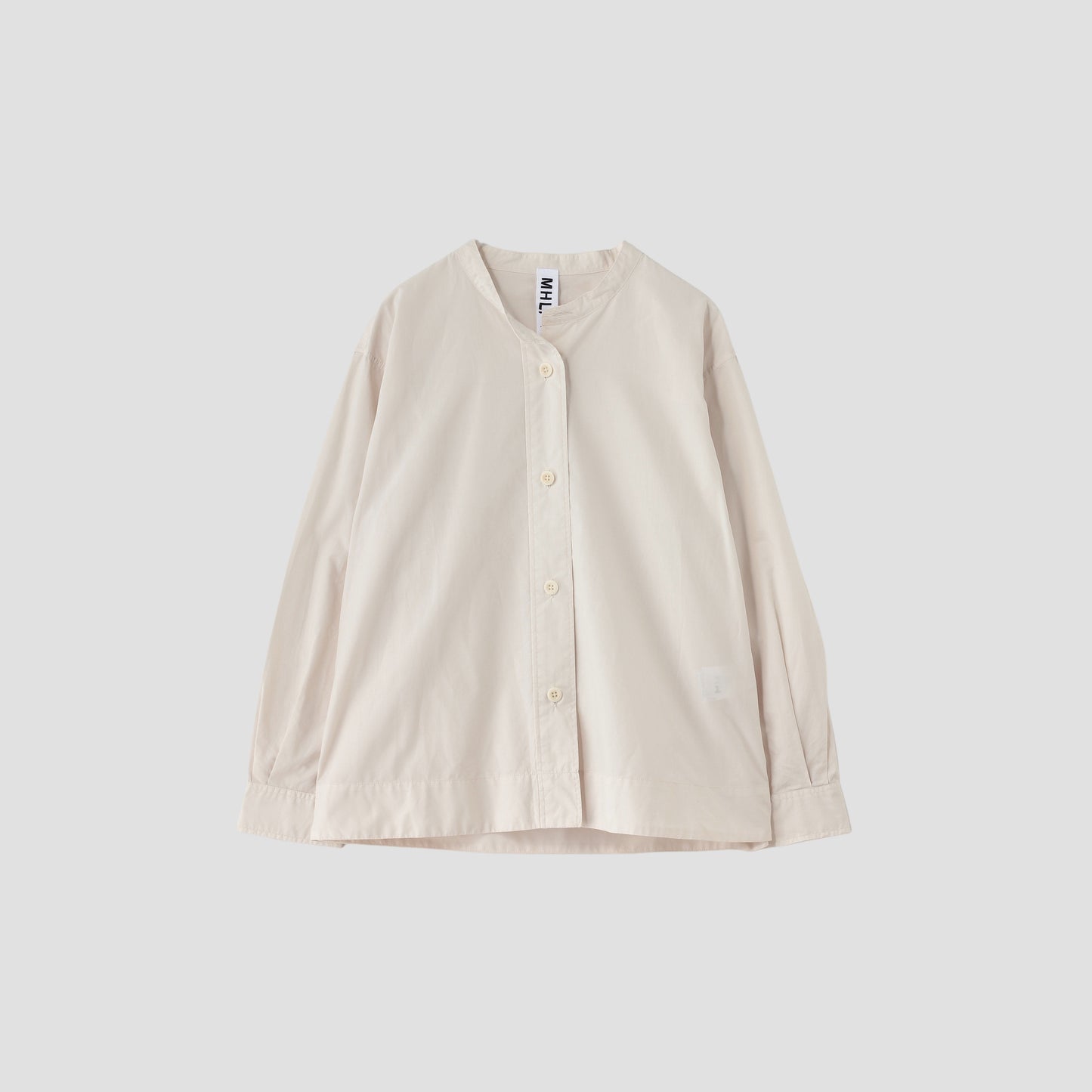 COTTON RAMIE POPLIN SHIRT