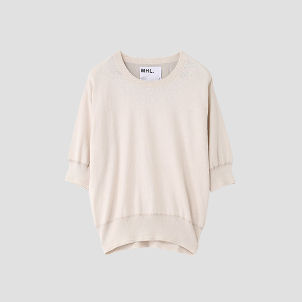 FINE SLUB COTTON LINEN KNIT