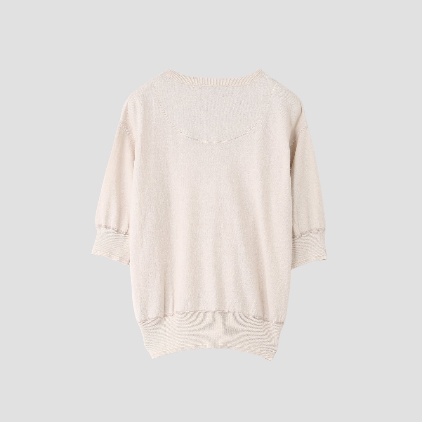 FINE SLUB COTTON LINEN KNIT