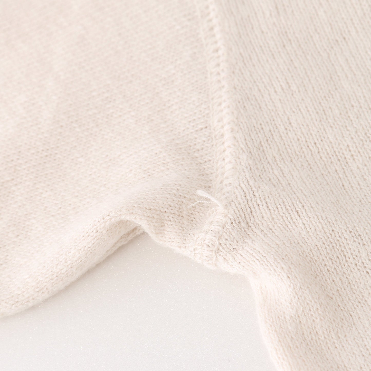 FINE SLUB COTTON LINEN KNIT