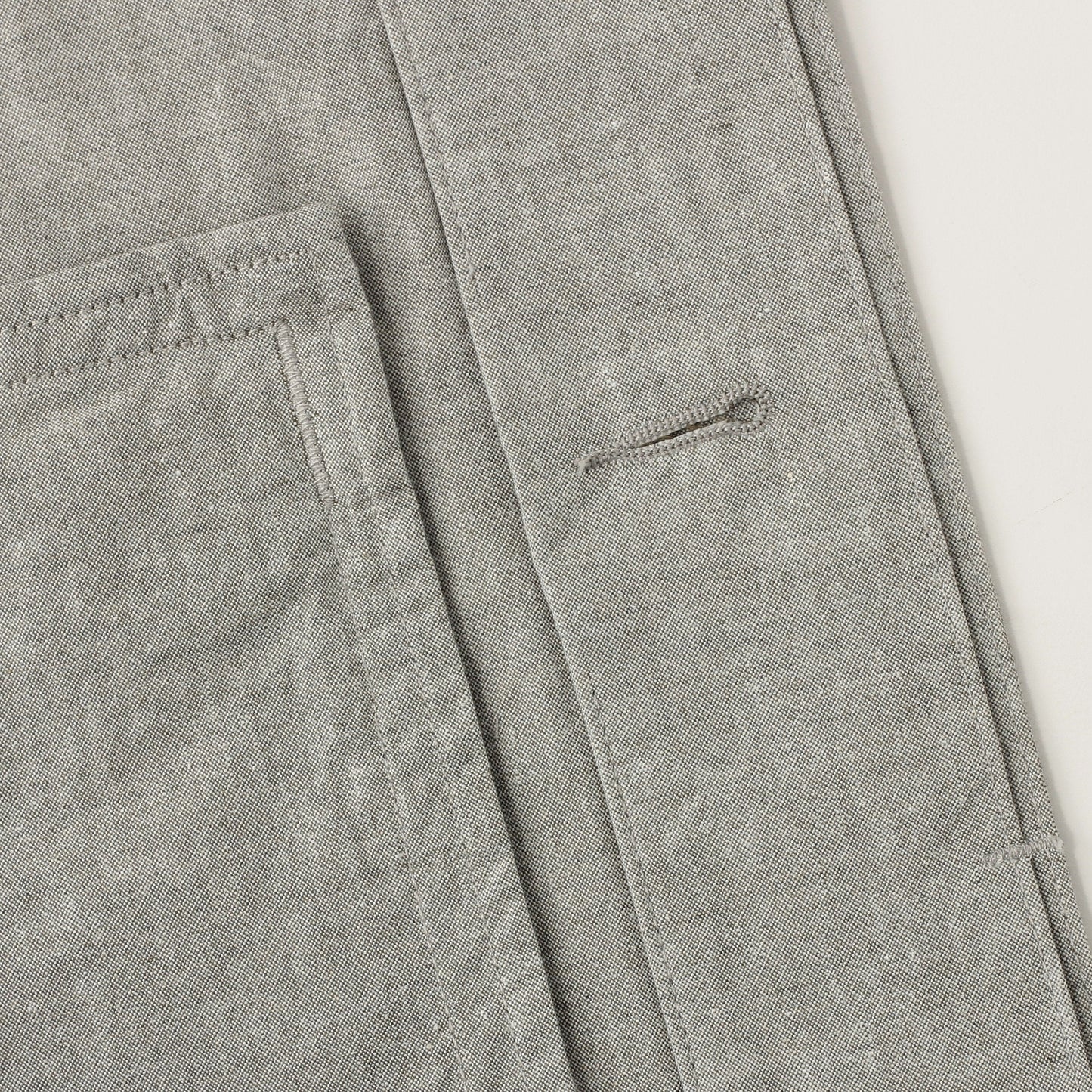 OVERDYE MELANGE COTTON LINEN BLOUSON