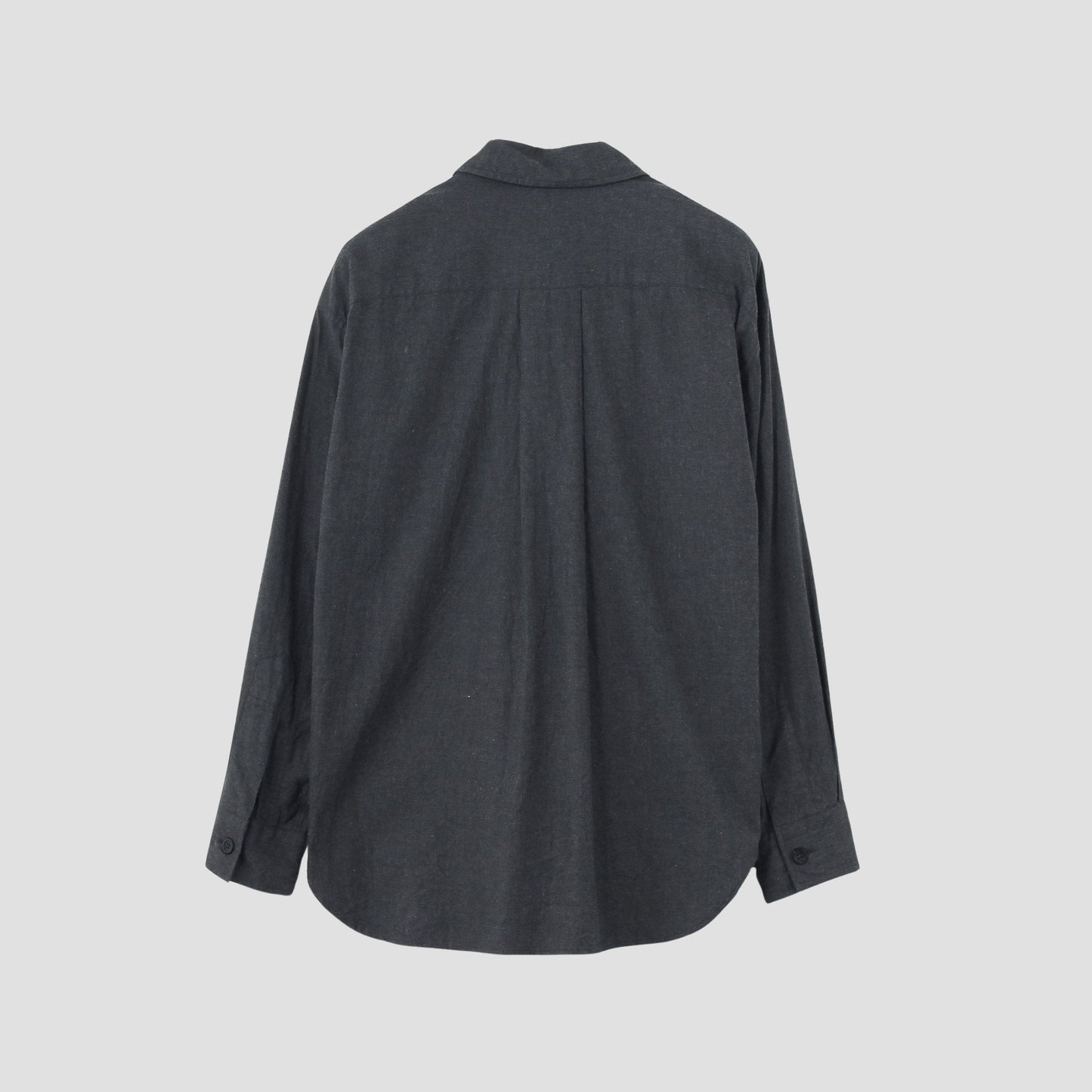 BRUSHED COTTON SILK TWILL SHIRT