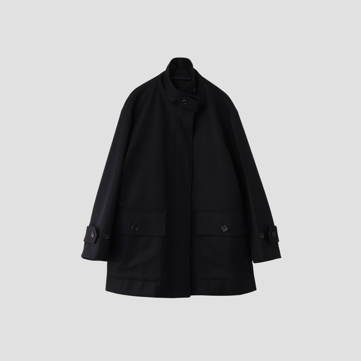 MILLED SERGE COAT