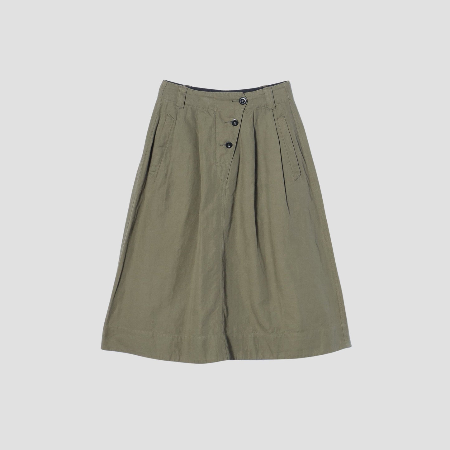 COTTON HEMP SHIRTING SKIRT