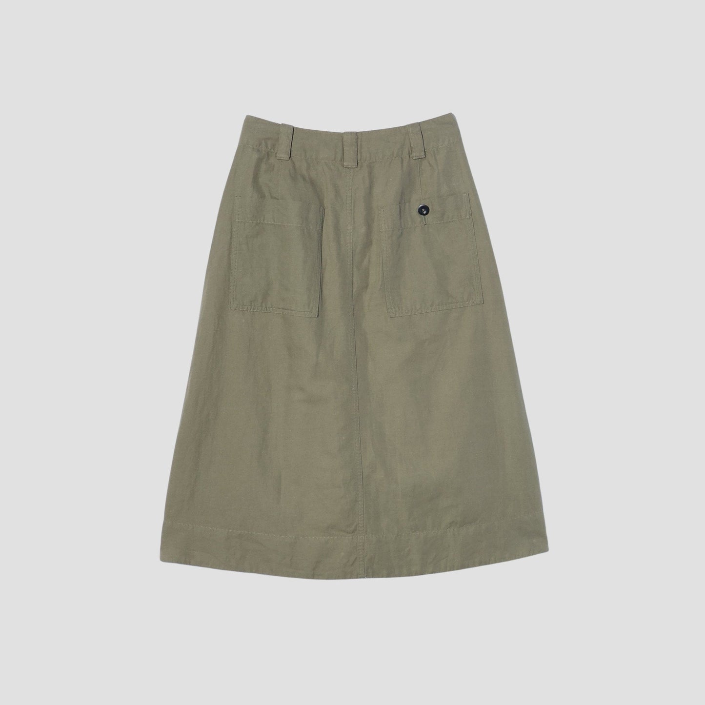 COTTON HEMP SHIRTING SKIRT