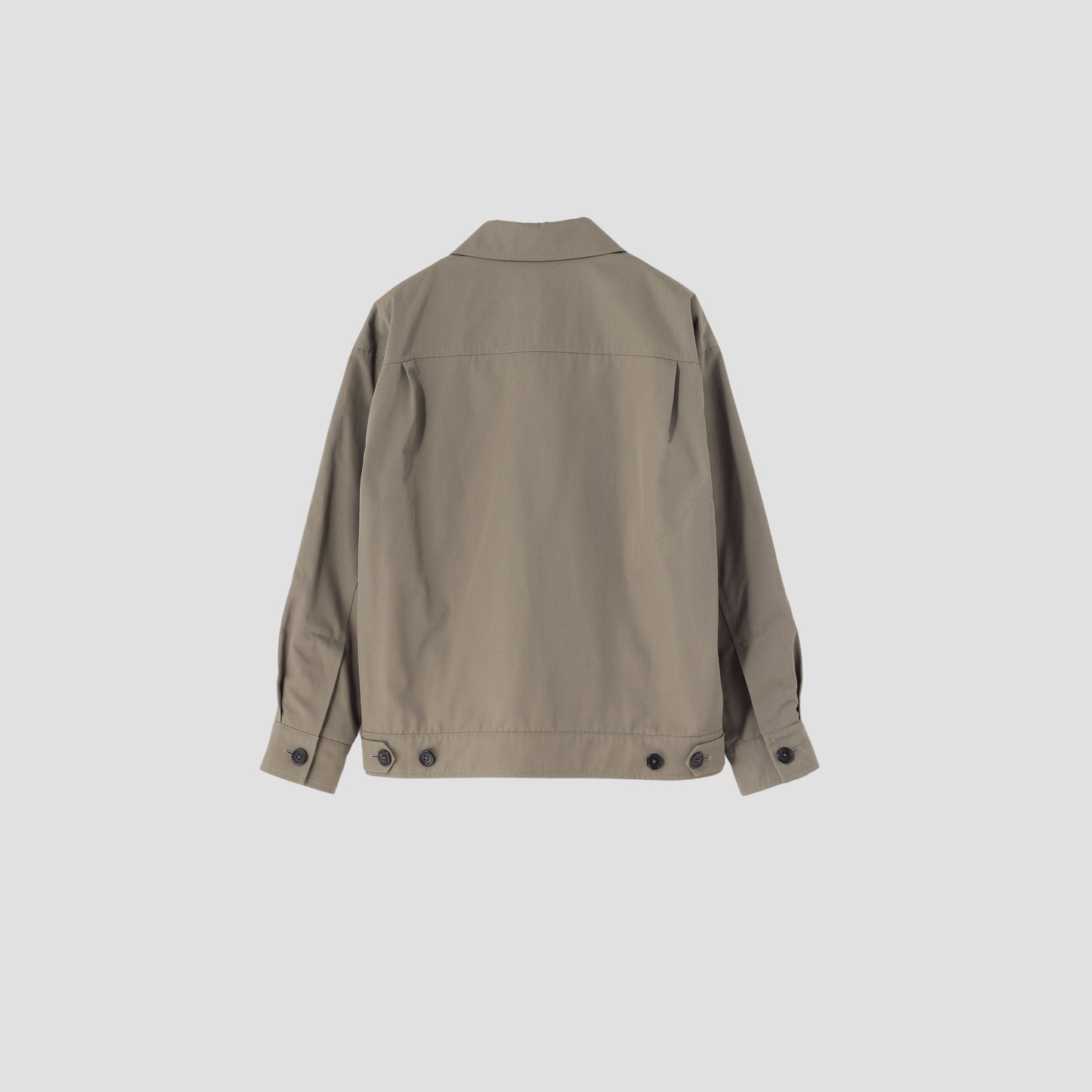DRY WOOL COTTON TWILL BLOUSON