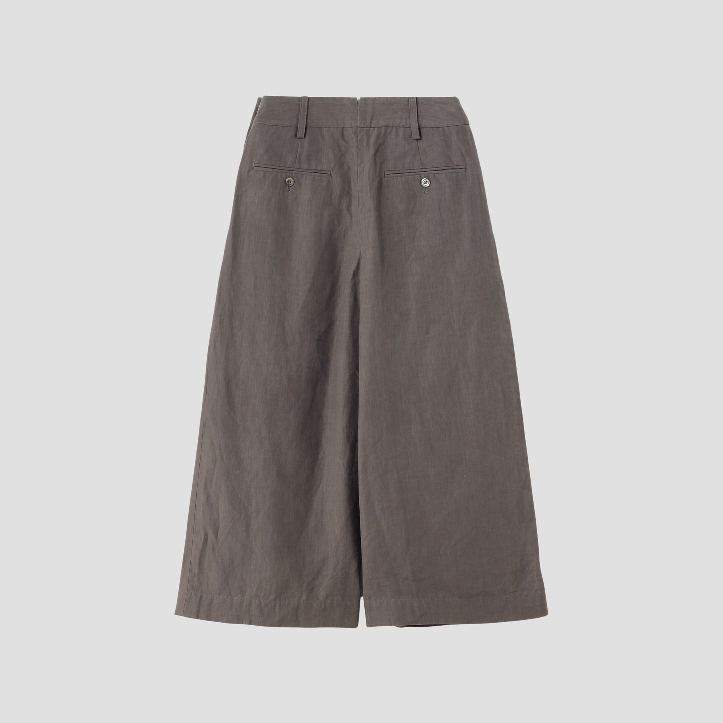 HIGH DENSE LINEN TROUSERS
