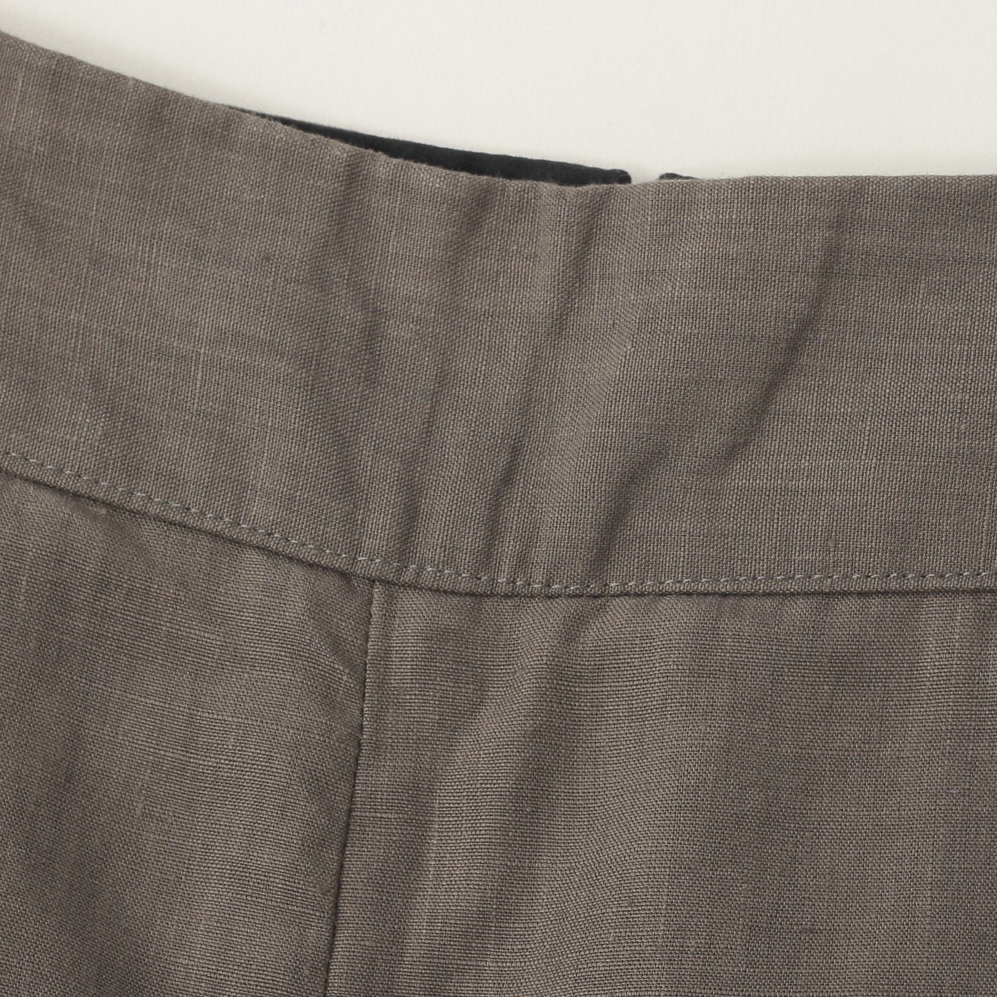 HIGH DENSE LINEN TROUSERS