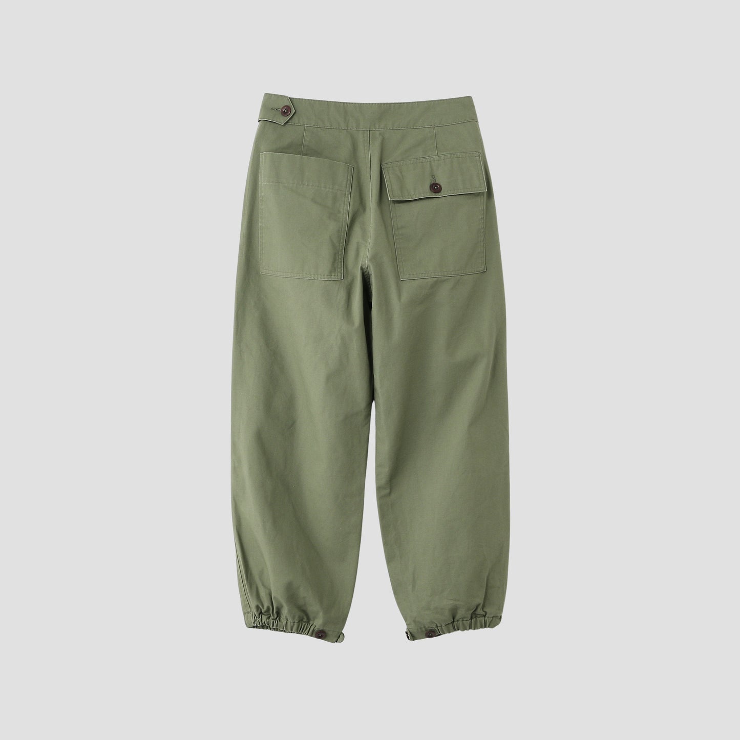 COMPACT BROKEN DRILL TROUSERS