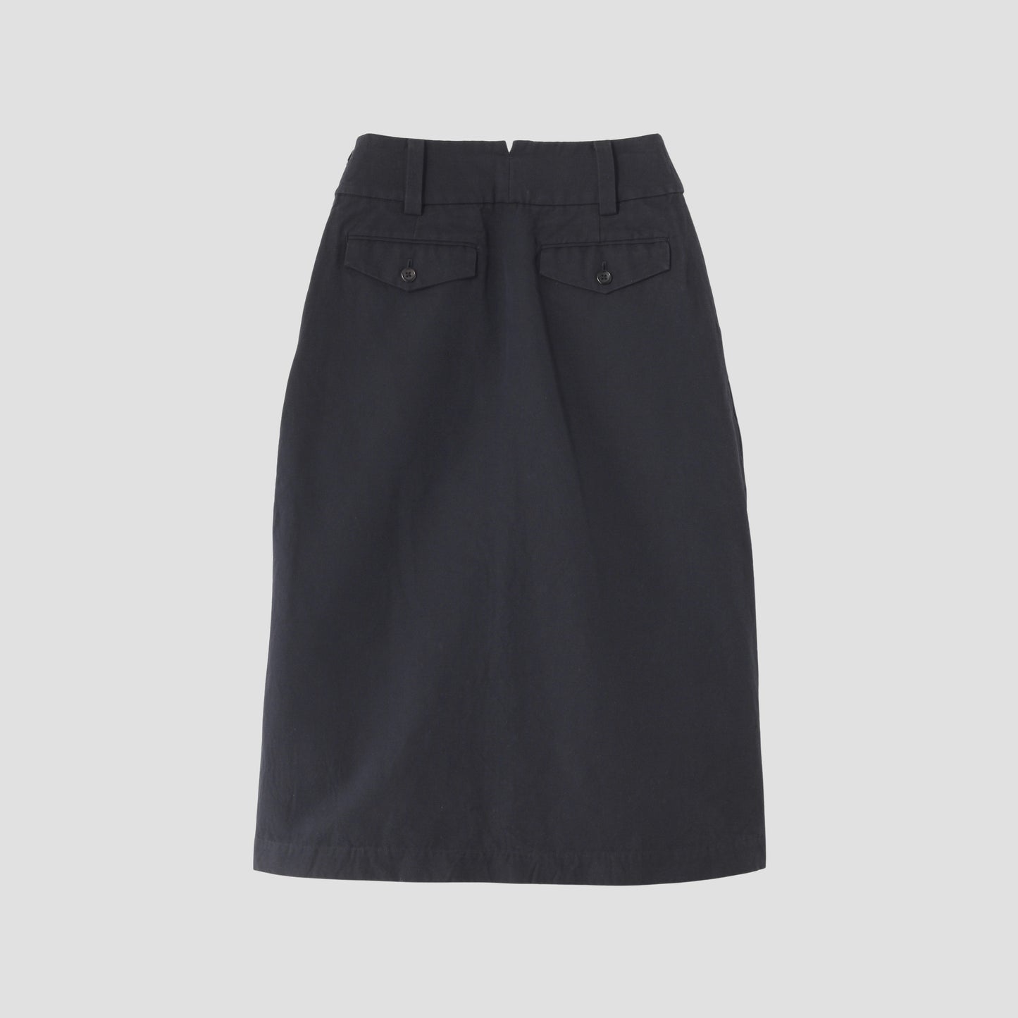 COTTON LINEN CANVAS SKIRT