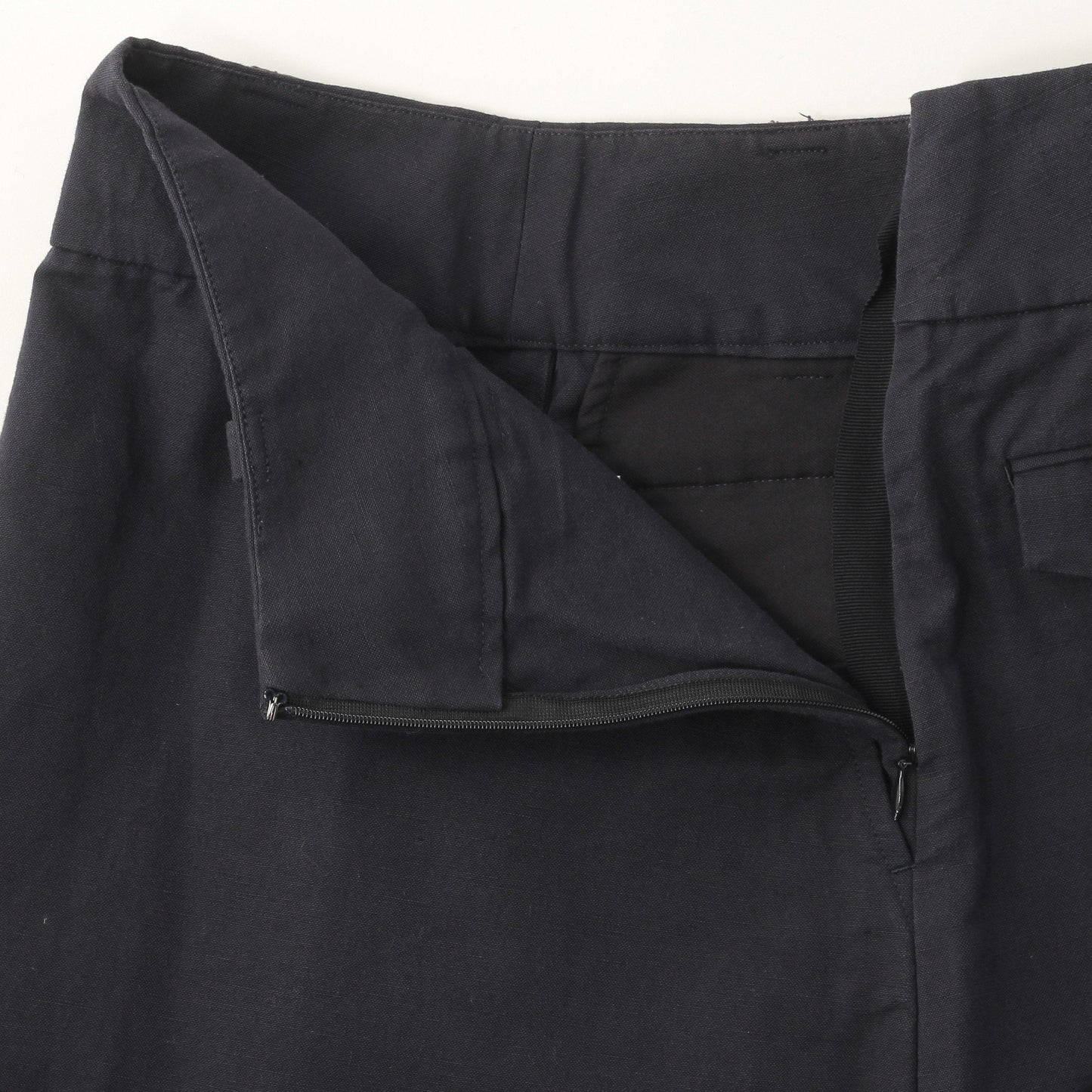 COTTON LINEN CANVAS SKIRT