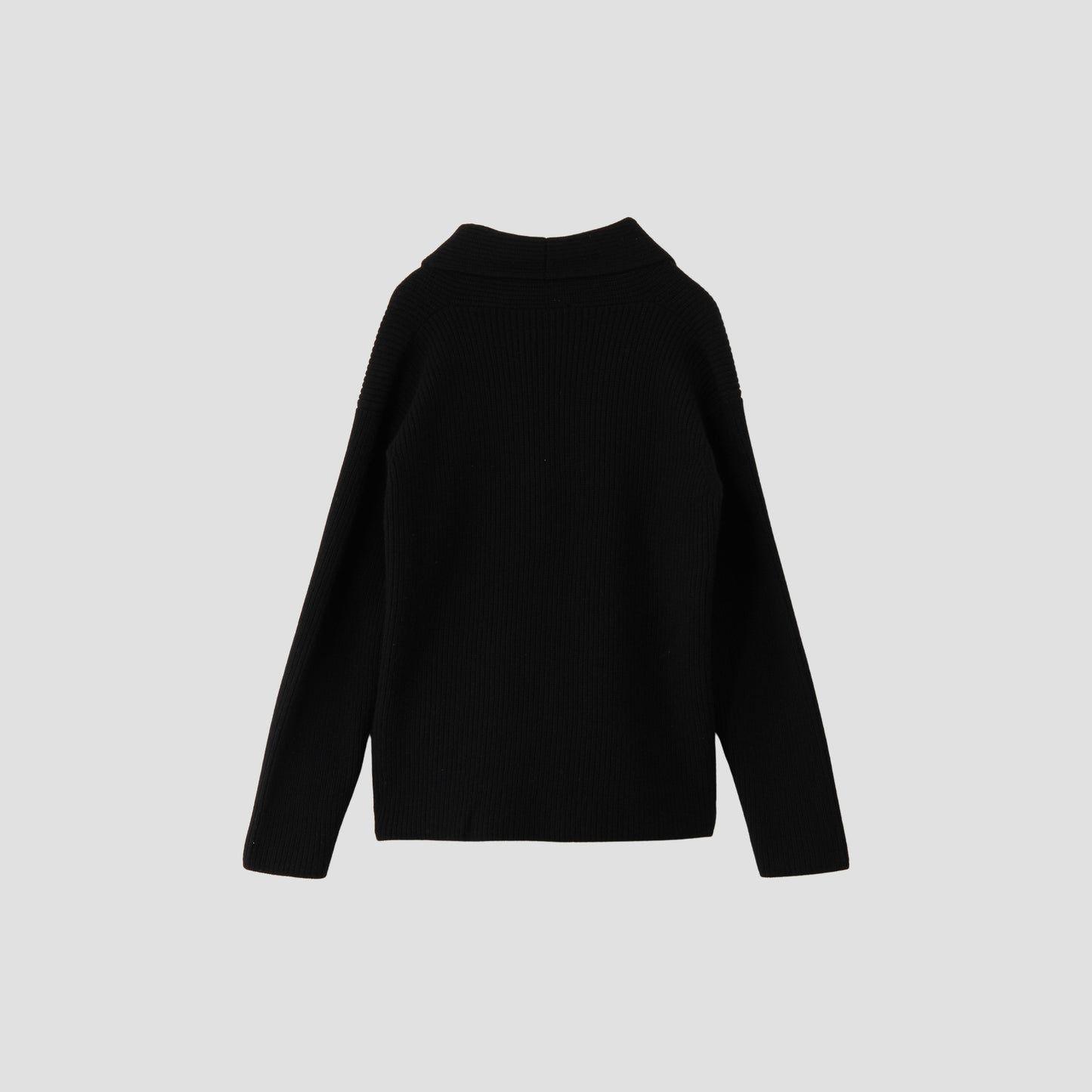 ENGLISH RIB CARDIGAN KNIT