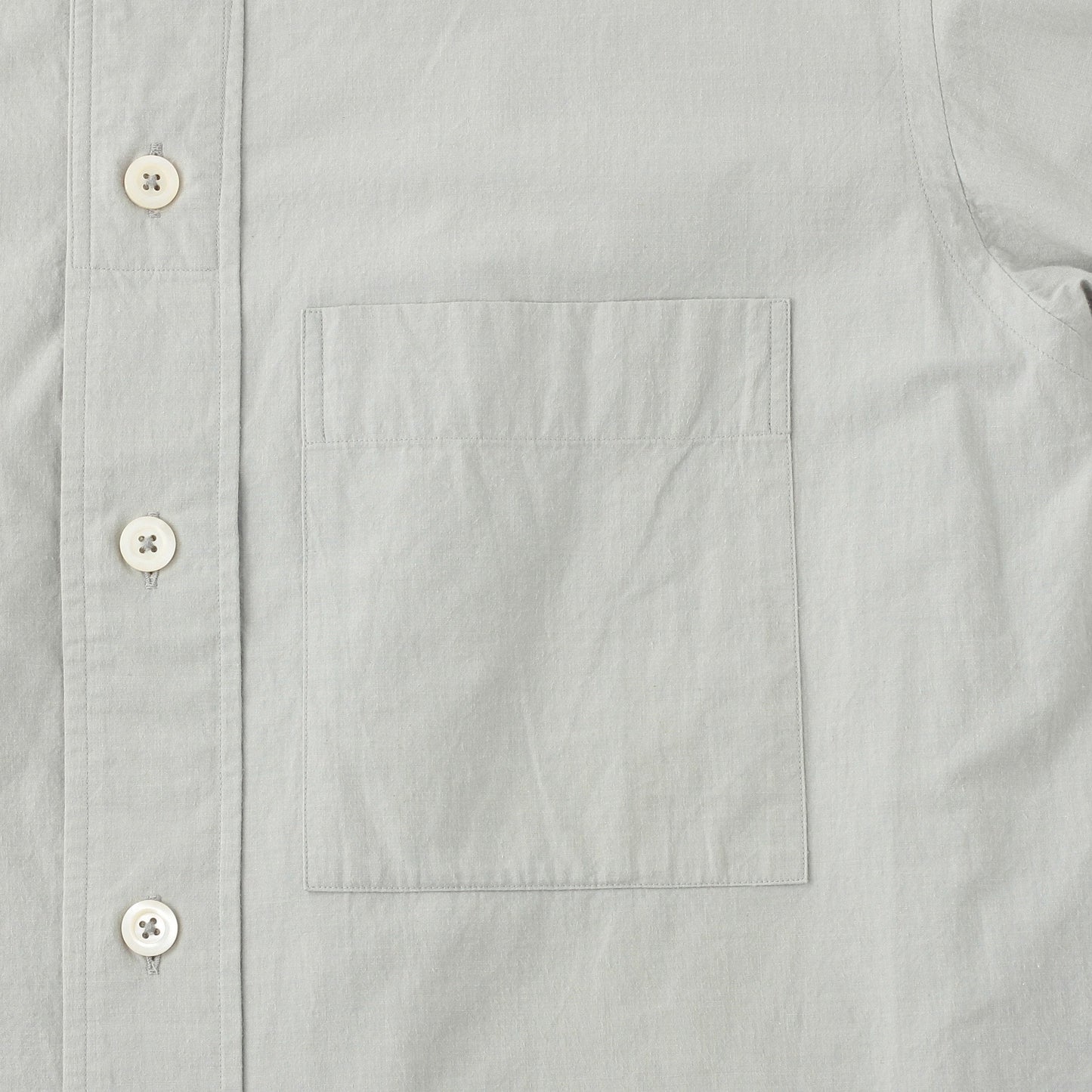 MELANGE COTTON POPLIN SHIRT