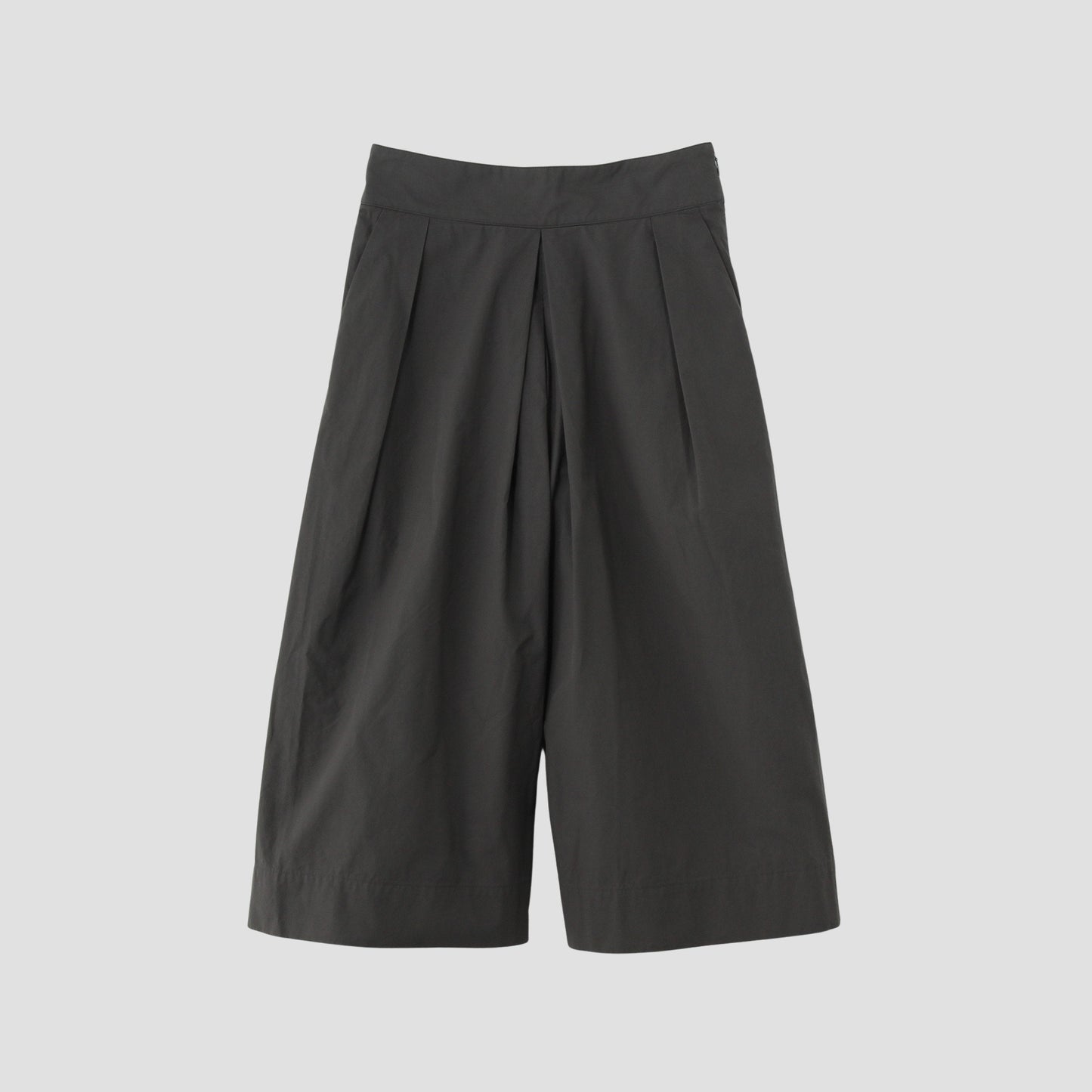 WASHED COTTON POPLIN TROUSERS