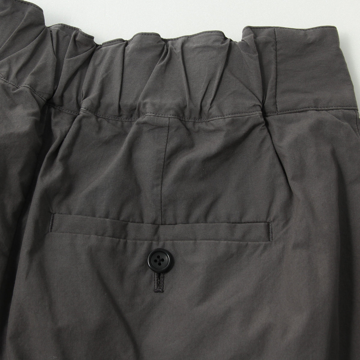 WASHED COTTON POPLIN TROUSERS