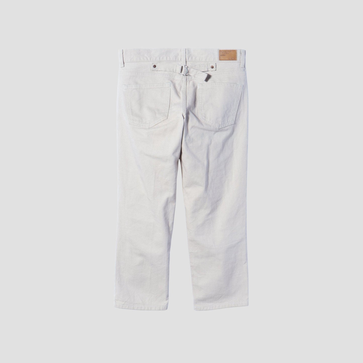 ASH WHITE DENIM TROUSERS
