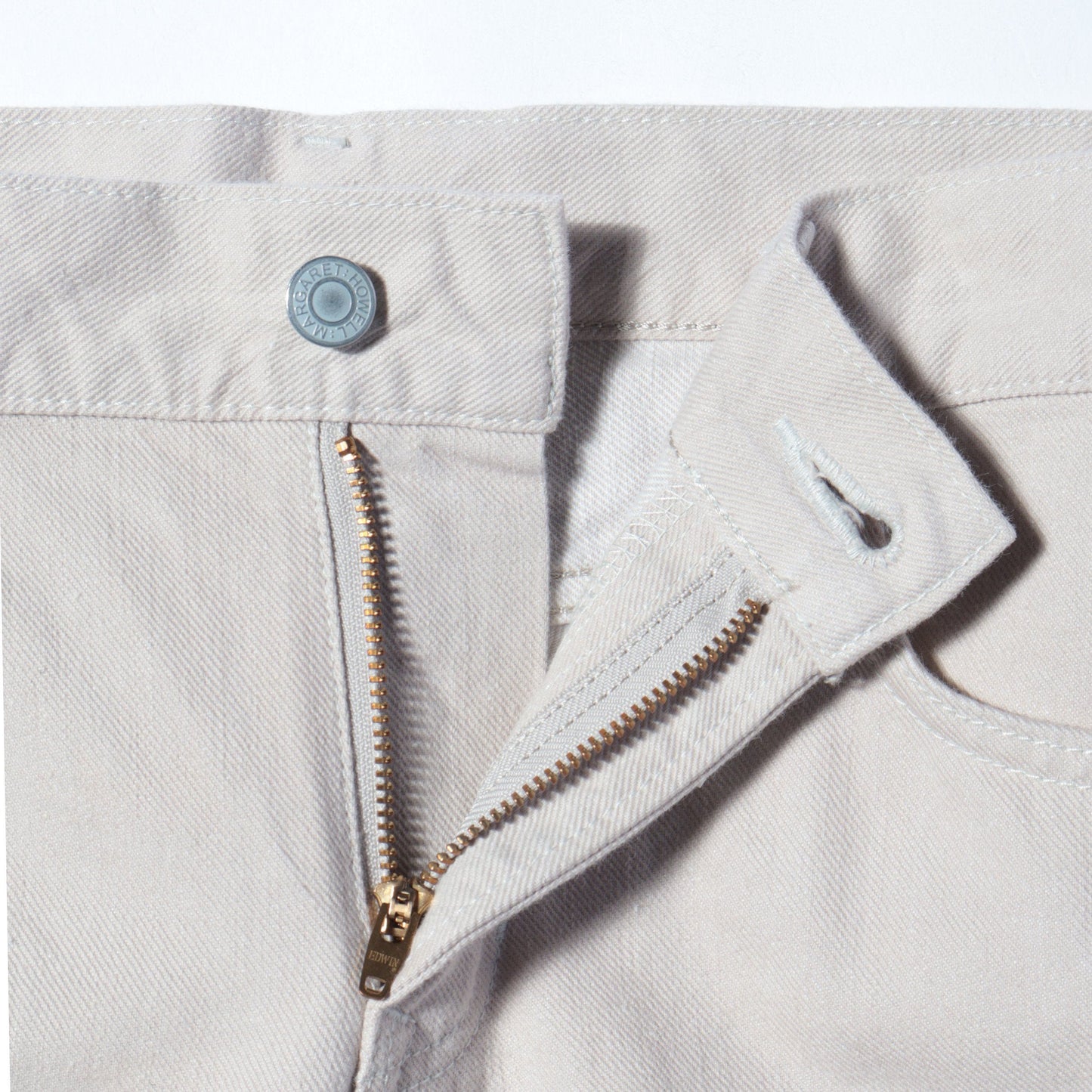 ASH WHITE DENIM TROUSERS