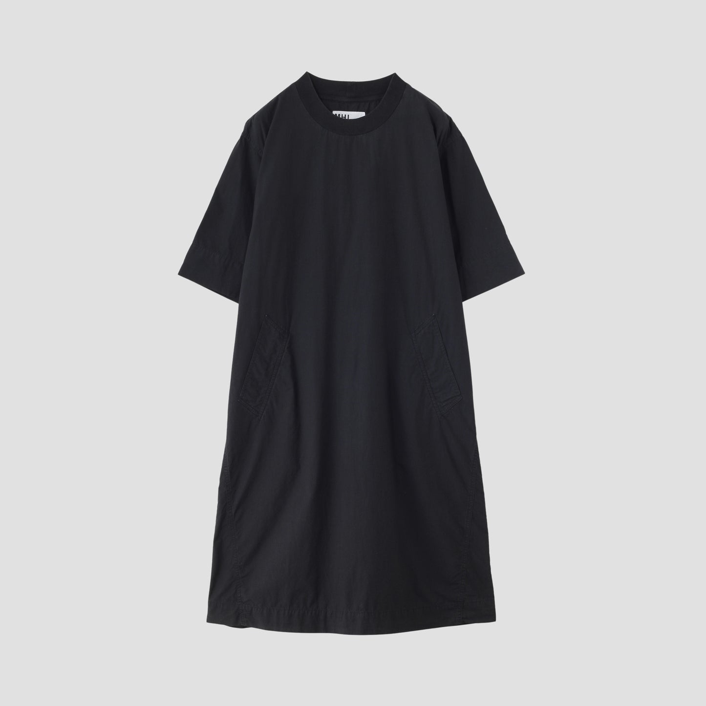 WASHED DRY COTTON POPLIN DRESS