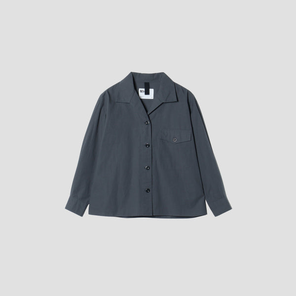 DRY COTTON LINEN PLAINWEAVE SHIRT