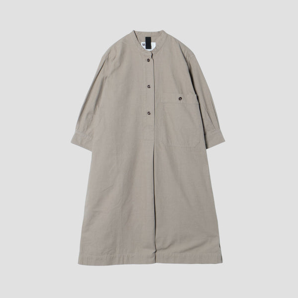 WORN COTTON WOOL TWILL DRESS