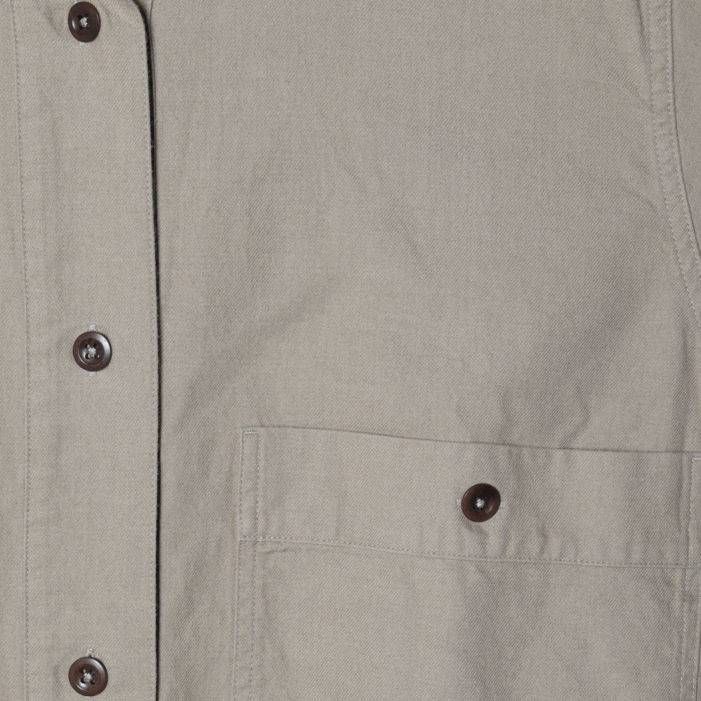 WORN COTTON WOOL TWILL DRESS