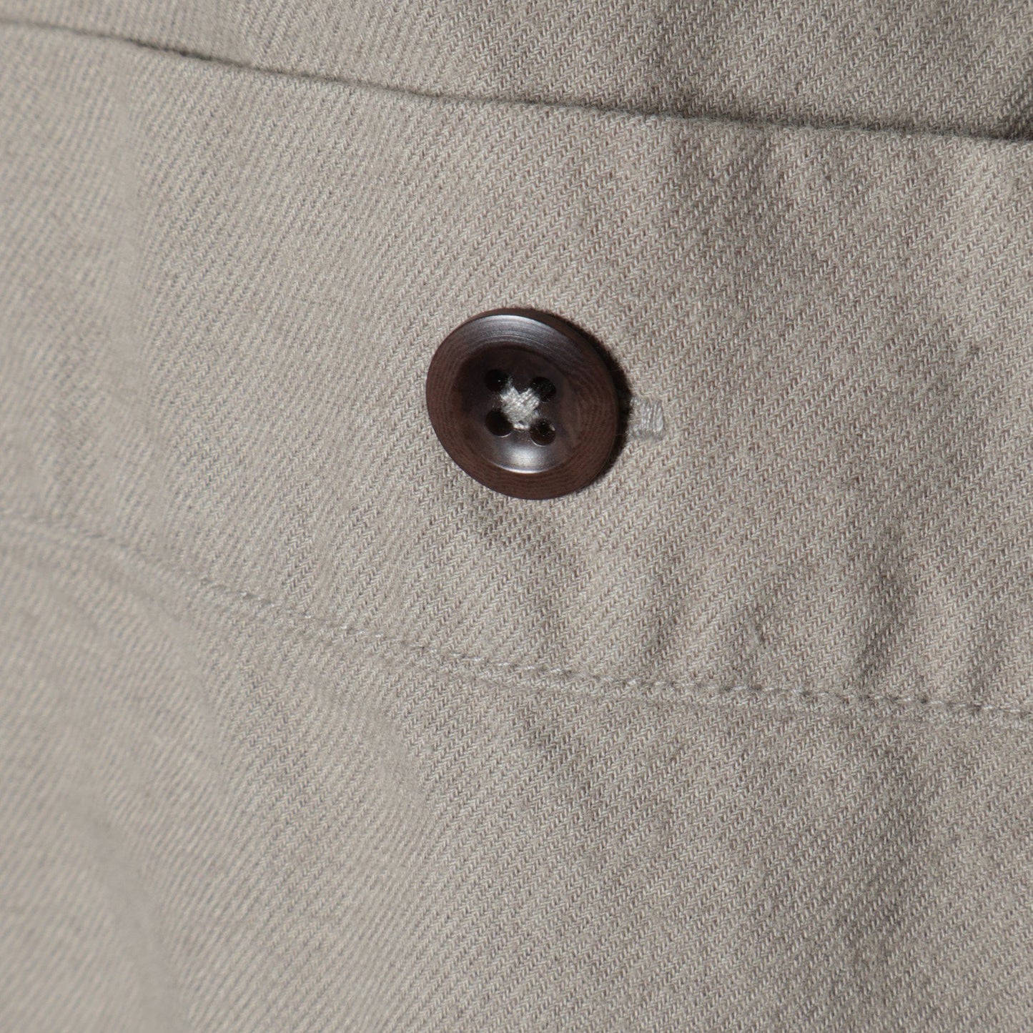 WORN COTTON WOOL TWILL DRESS
