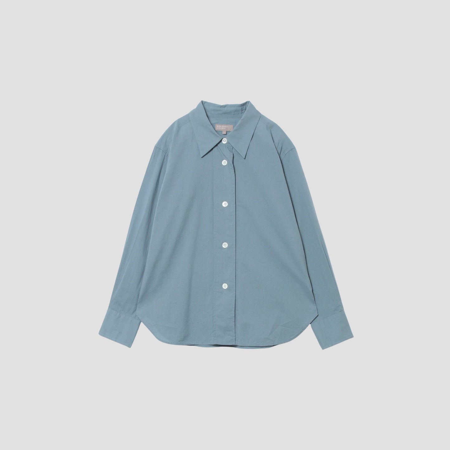 PIECE DYED WASHED COTTON SHIRT