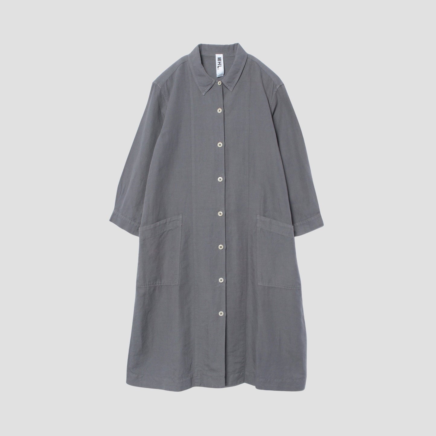 DRY COTTON LINEN TWILL DRESS