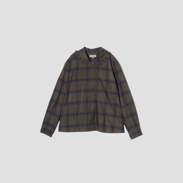 COTTON SILK CHECK SHIRT