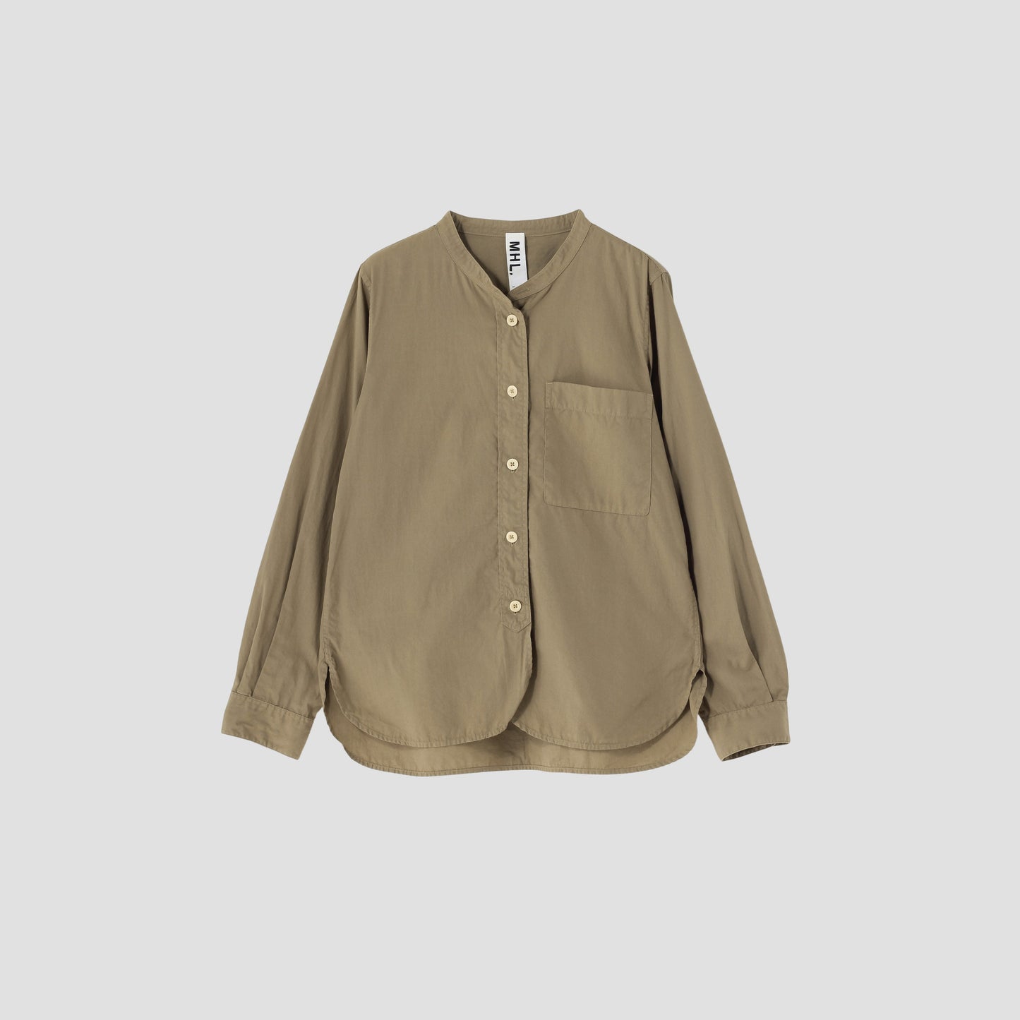 GARMENT DYE BASIC POPLIN(MHL SHOP限定) SHIRT