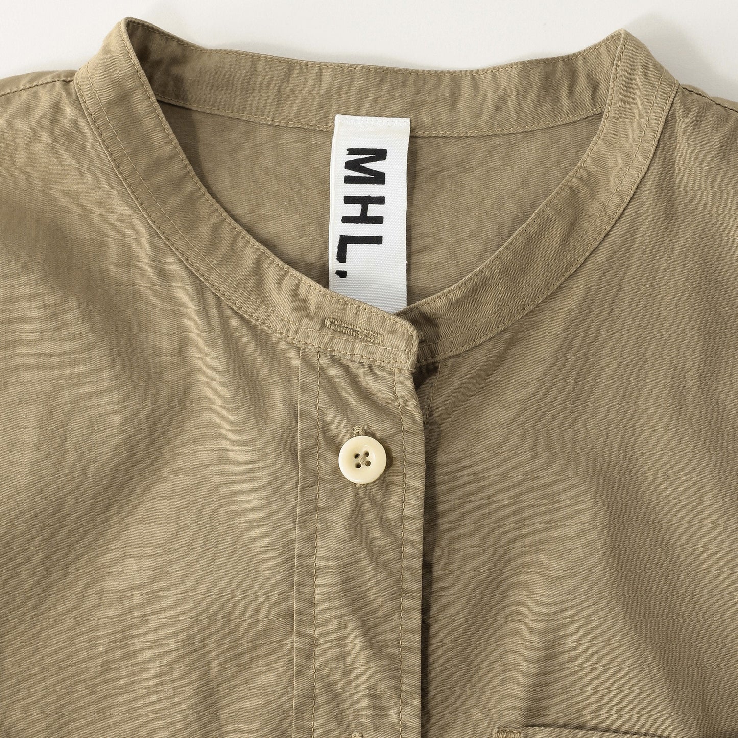GARMENT DYE BASIC POPLIN(MHL SHOP限定) SHIRT