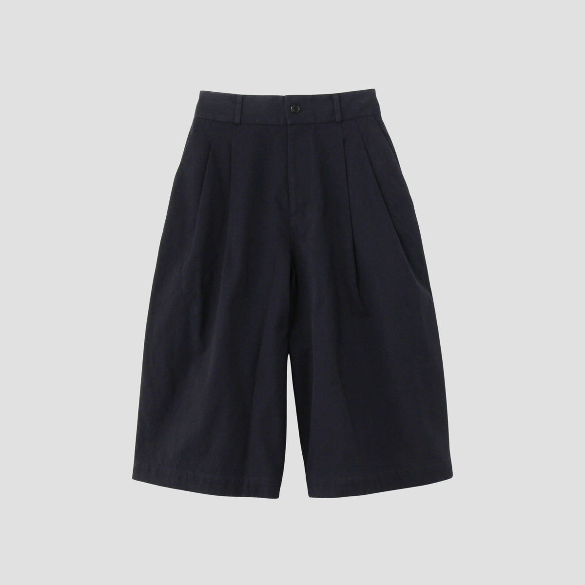 YARN DYE HEAVY COTTON TWILL TROUSERS