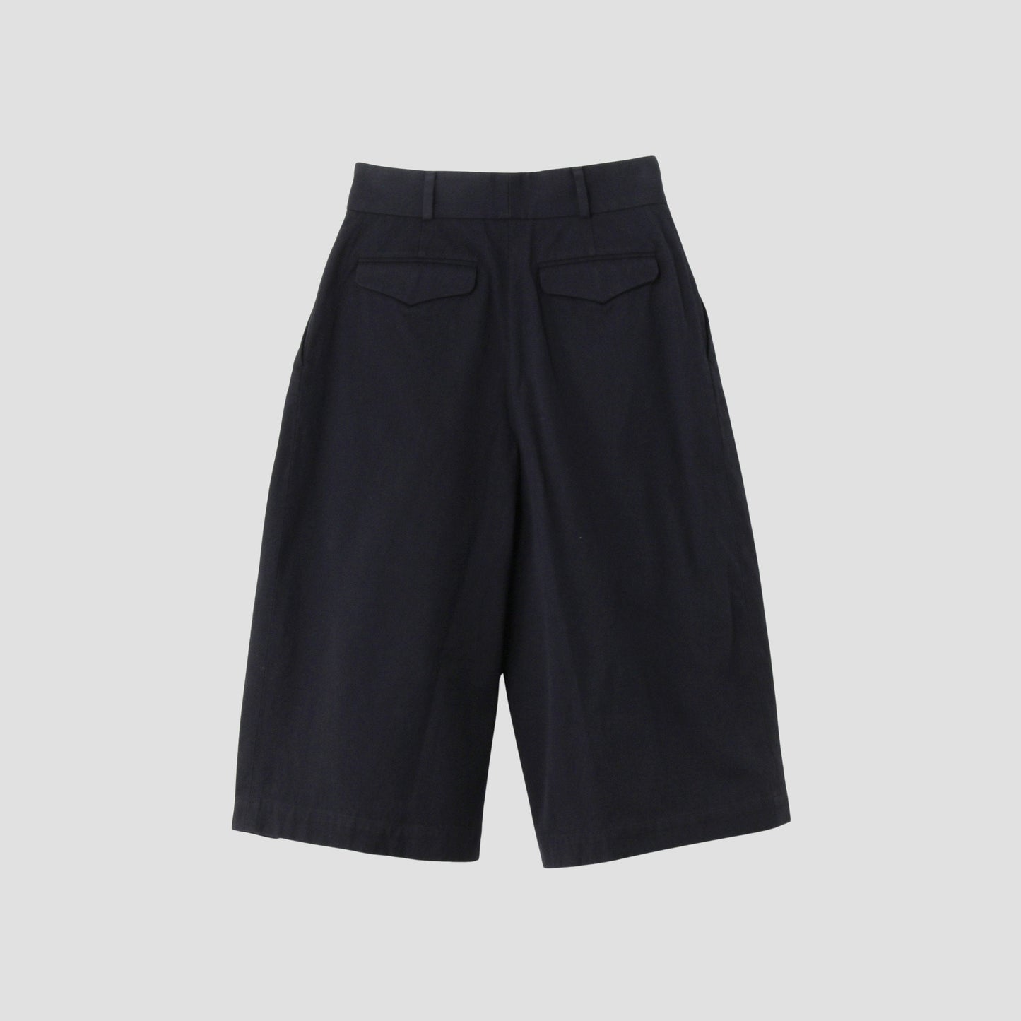 YARN DYE HEAVY COTTON TWILL TROUSERS