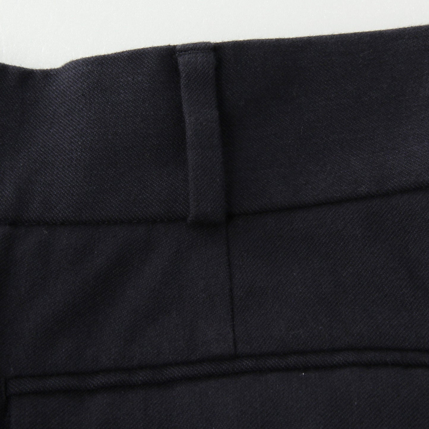 YARN DYE HEAVY COTTON TWILL TROUSERS