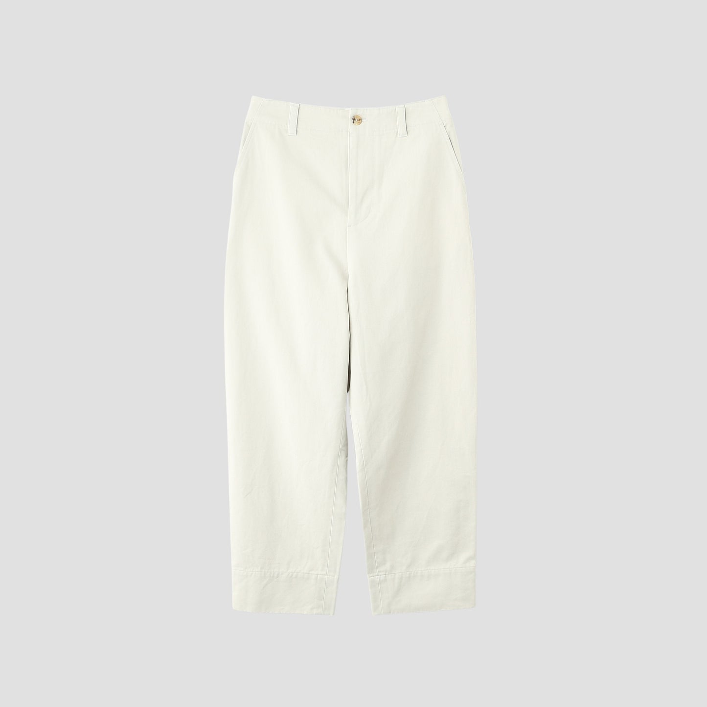 ORGANIC COTTON TWILL TROUSERS