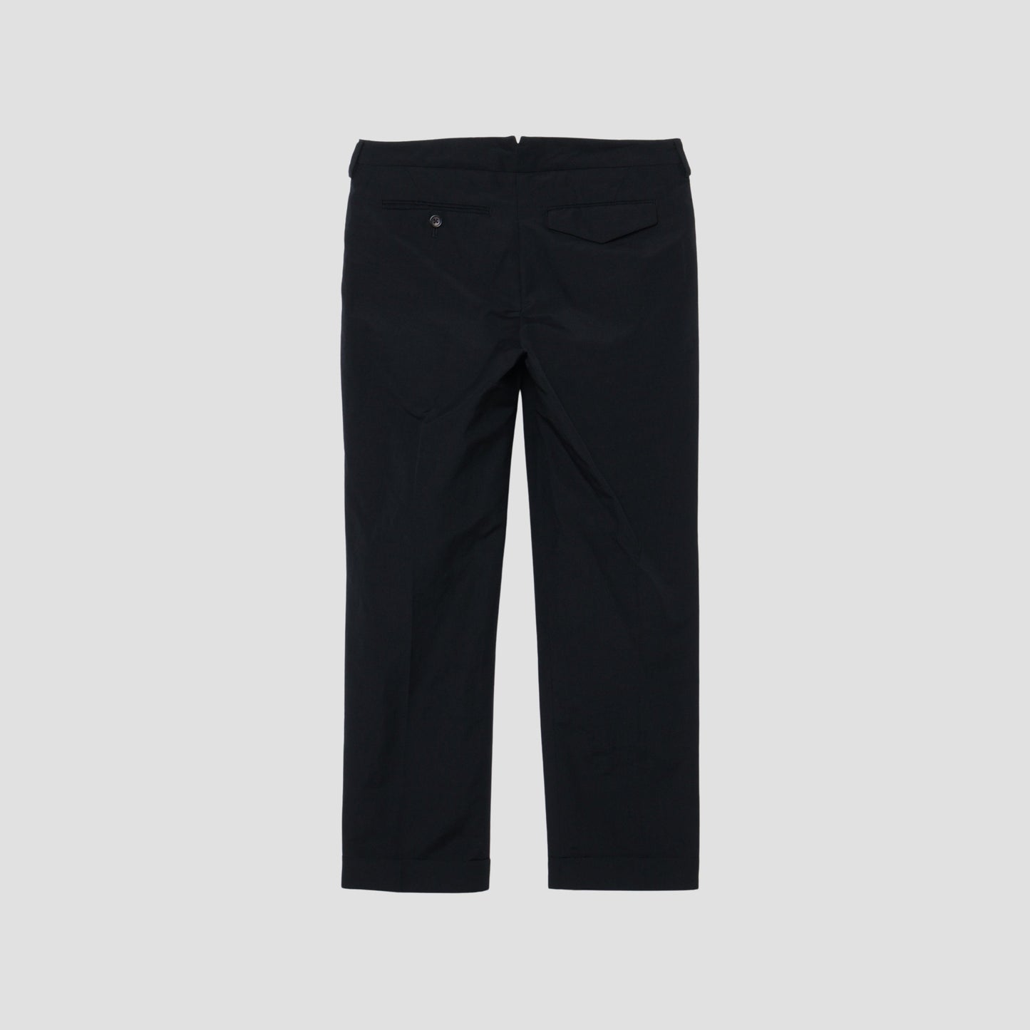 WOOL LINEN POPLIN TROUSERS