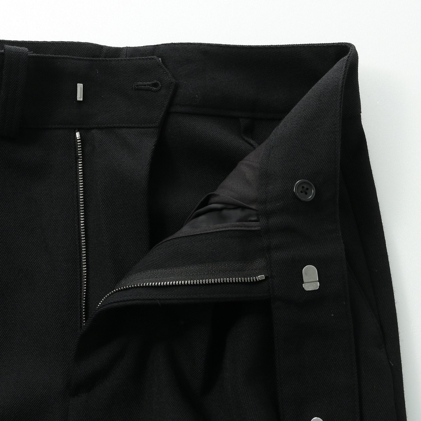 WOOL GABARDINE TROUSERS