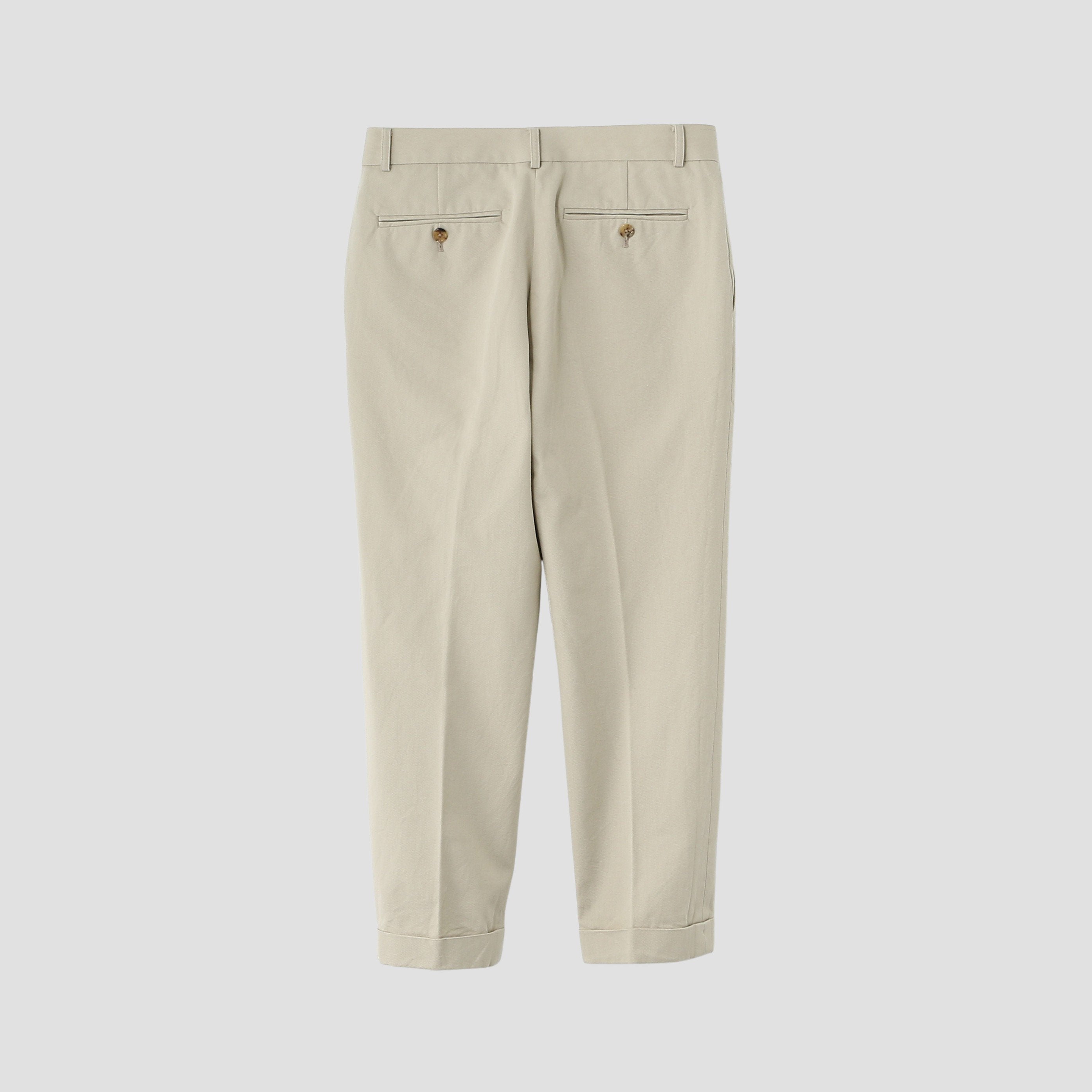極美品 マーガレットハウエル 25SS ウォッシュドコットンツイル トラウザー トラウザーズ / II / BEIGE(ベージュ) ｜ マーガレット・ハウエル 公式