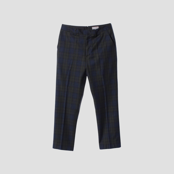 WOOL BLACKWATCH TROUSERS