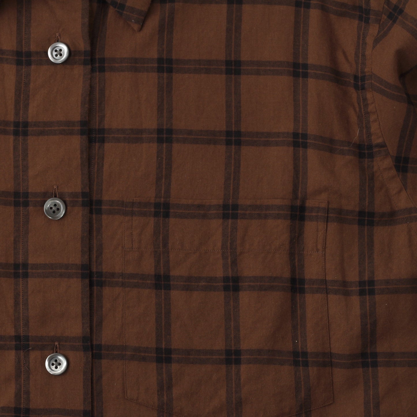 LARGE CHECK COTTON SHIRT