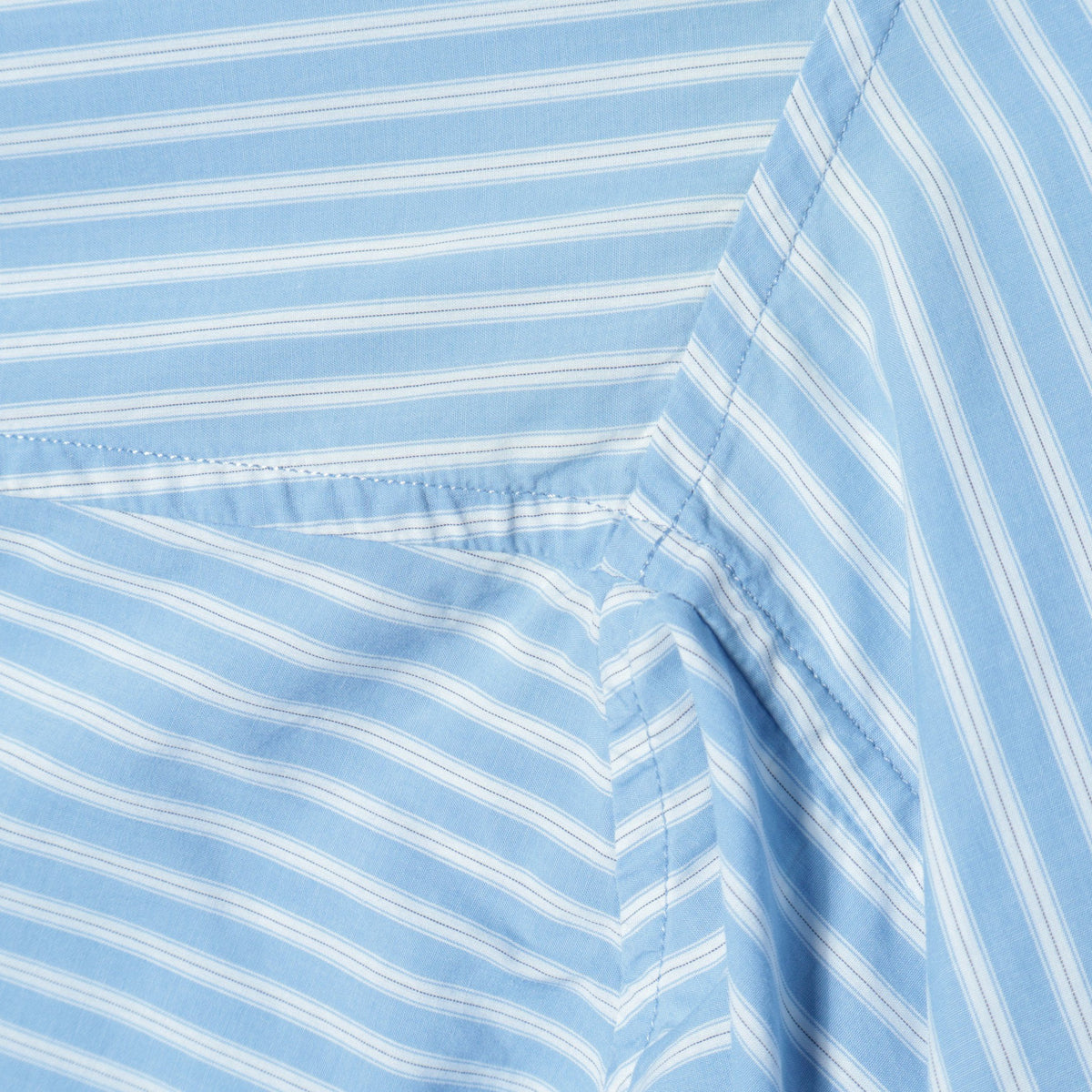 BLUE STRIPE COTTON SHIRT
