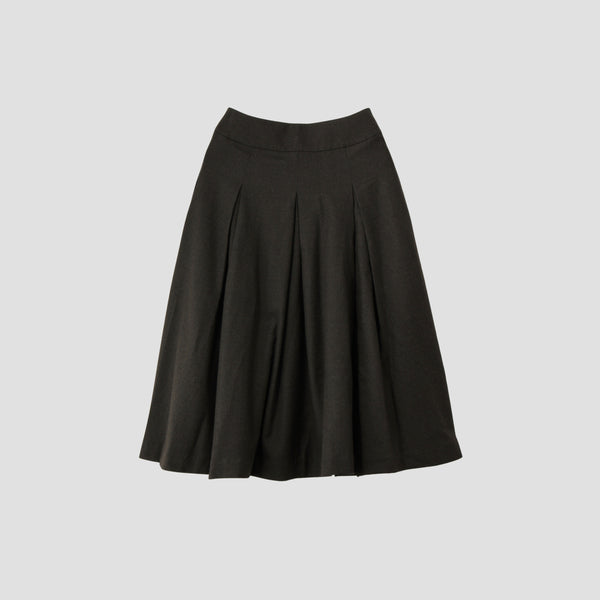 FINE WOOL FLANNEL SKIRT